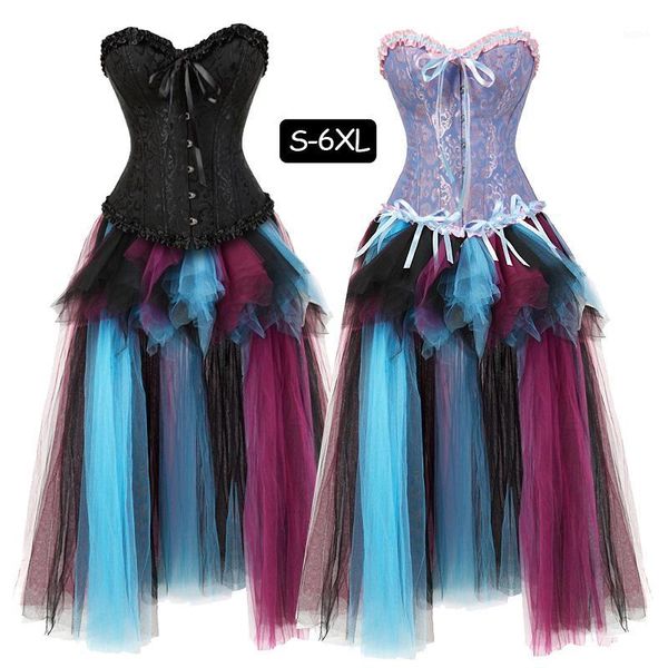 bodyshapers plus size corset dress lace up slimming cinchers waist training corsets ruffles gothic tutu skirt halloween costume1, Black;white
bodyshapers plus size corset dress lace up slimming cinchers waist training corsets ruffles gothic tutu skirt halloween costume1, Black;white
