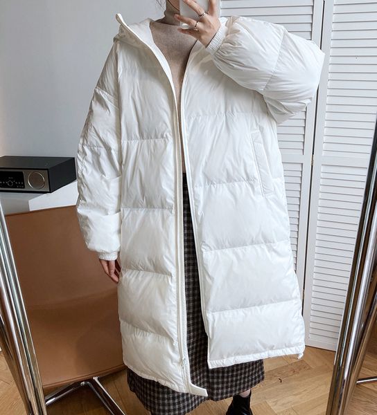 2021 new winter sleeve hooded women pure color warm white duck down thick long jacket coat feminino mrpz, Black
2021 new winter sleeve hooded women pure color warm white duck down thick long jacket coat feminino mrpz, Black