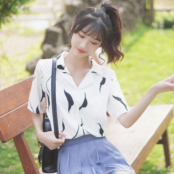 women's blouses & shirts button up shirt for women ladies summer elegant blouse short sleeve clothes harajuku ulzzang korean girl clot, White
women's blouses & shirts button up shirt for women ladies summer elegant blouse short sleeve clothes harajuku ulzzang korean girl clot, White