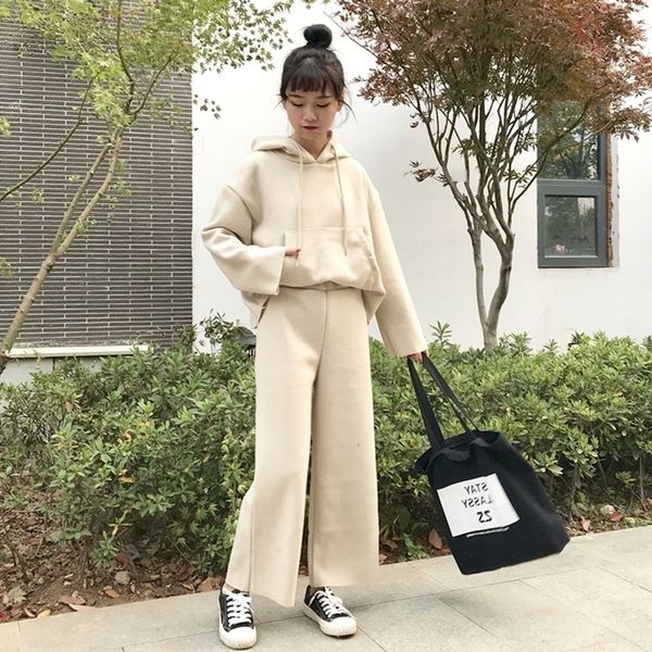 lxrot sweater pants new korean leg fashionable pants wide leg pantssweater wide casual pants2020 trend women's two piece set cover suit, Gray
lxrot sweater pants new korean leg fashionable pants wide leg pantssweater wide casual pants2020 trend women's two piece set cover suit, Gray