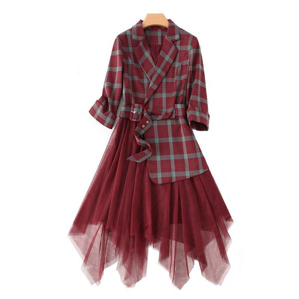 new women trench coat long sleeve tulle patchwork with belt female slim long plaid windbreaker trench coats outerwear, Tan;black
new women trench coat long sleeve tulle patchwork with belt female slim long plaid windbreaker trench coats outerwear, Tan;black