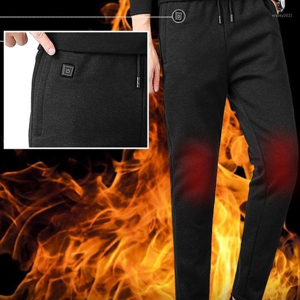 men's pants men winter electric usb heated thicken faux fleece lining windproof thermal warm ski heating trousers with pockets1, Black
men's pants men winter electric usb heated thicken faux fleece lining windproof thermal warm ski heating trousers with pockets1, Black