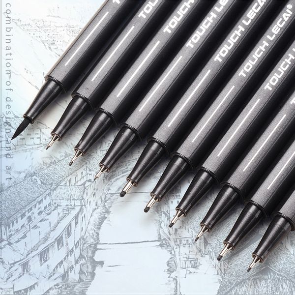 10 pcs/set marker pen black ink 0.1 0.2 0.3 0.4 0.5 brush tip pen marker sketching manga waterproof drawing marker stationery
10 pcs/set marker pen black ink 0.1 0.2 0.3 0.4 0.5 brush tip pen marker sketching manga waterproof drawing marker stationery