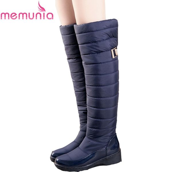 memunia russia winter boots women warm knee high boots round toe down fur ladies fashion thigh snow boots shoes waterproof botas y200114, Black
memunia russia winter boots women warm knee high boots round toe down fur ladies fashion thigh snow boots shoes waterproof botas y200114, Black