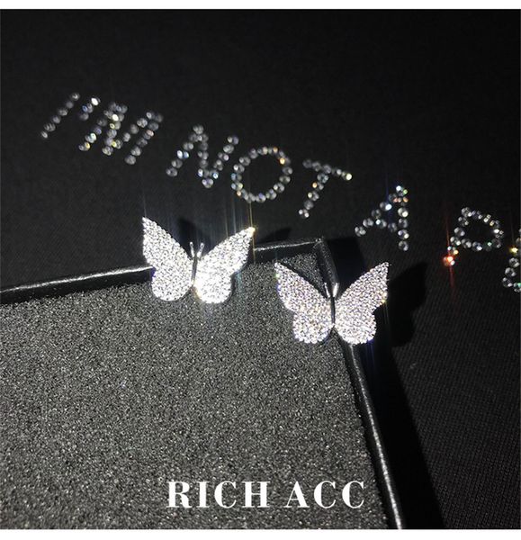 s925 silver sterling complete strass hip hop butterfly earrings women even net for present w4rp, Golden;silver
s925 silver sterling complete strass hip hop butterfly earrings women even net for present w4rp, Golden;silver