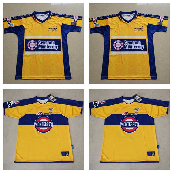 mexico tigres 1999 2000 2001 2002 retro soccer jerseys home yellow vintage football shirts 99 00 01 02 jersey classic tiger shirt, Black;yellow
mexico tigres 1999 2000 2001 2002 retro soccer jerseys home yellow vintage football shirts 99 00 01 02 jersey classic tiger shirt, Black;yellow