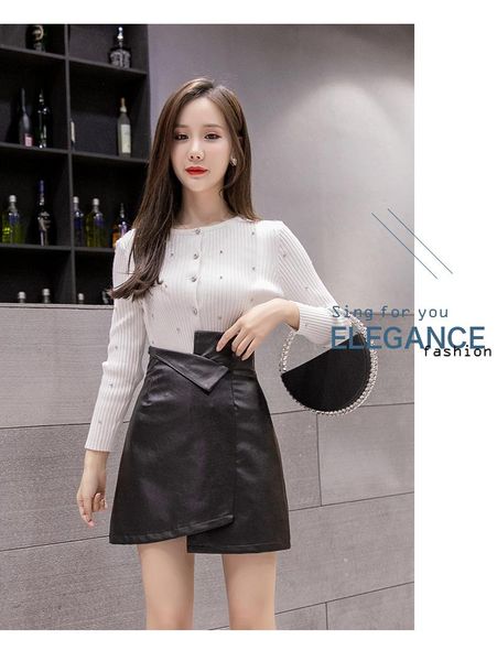 skirts irregular anti-leakage pu leather skirt short a-line for women the fashion hip-hugging in early fall 2021, Black
skirts irregular anti-leakage pu leather skirt short a-line for women the fashion hip-hugging in early fall 2021, Black