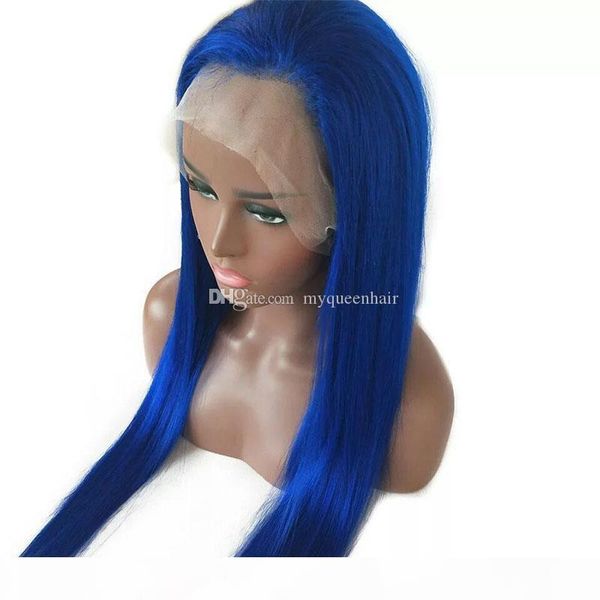 my queen brazilian virgin human hair blue color swiss lace wigs transparent hd lace colorful wig 150% pre plucked hairline for women, Black;brown
my queen brazilian virgin human hair blue color swiss lace wigs transparent hd lace colorful wig 150% pre plucked hairline for women, Black;brown