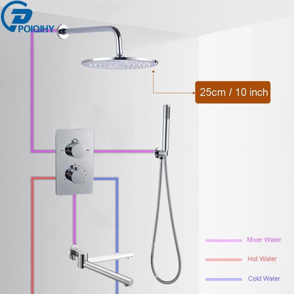 poiqihy хром смесители для душа 8 10 12 16 ливень насадка для душа ванна душ набор переключающий 3 способы термостатический клапан система b 
poiqihy хром смесители для душа 8 10 12 16 ливень насадка для душа ванна душ набор переключающий 3 способы термостатический клапан система b