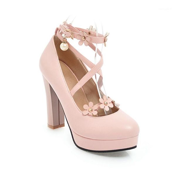 the new 2020 spring high with thick with waterproof taiwan sweet flower size code 33 single shoes 1836-431, Black
the new 2020 spring high with thick with waterproof taiwan sweet flower size code 33 single shoes 1836-431, Black