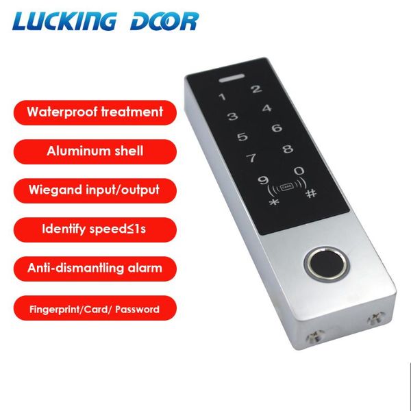 new metal ip68 waterproof fingerprint standalone door access control system with reader
new metal ip68 waterproof fingerprint standalone door access control system with reader