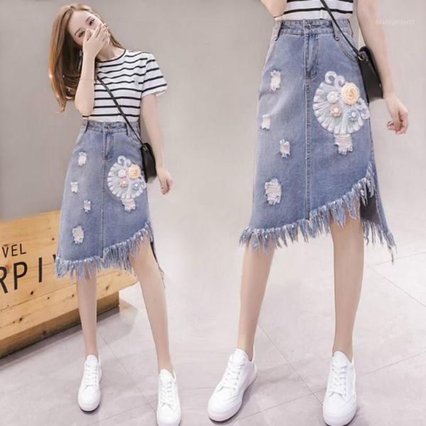 skirts denim women 2021 summer fashion split length vintage embroidery blue ladies high waist skirt f391, Black
skirts denim women 2021 summer fashion split length vintage embroidery blue ladies high waist skirt f391, Black