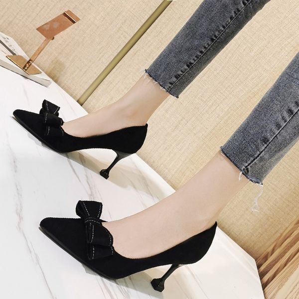 bow high heels women's stiletto 2020 new shallow mouth versatile girl fresh temperament pointed single shoes red
bow high heels women's stiletto 2020 new shallow mouth versatile girl fresh temperament pointed single shoes red