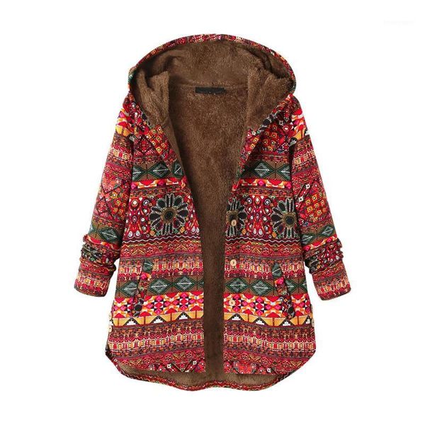 women's wool & blends women vintage jacket coat flowers hooded printed fleece long sleeve plus size winter warm female veste hiver fem, Black
women's wool & blends women vintage jacket coat flowers hooded printed fleece long sleeve plus size winter warm female veste hiver fem, Black