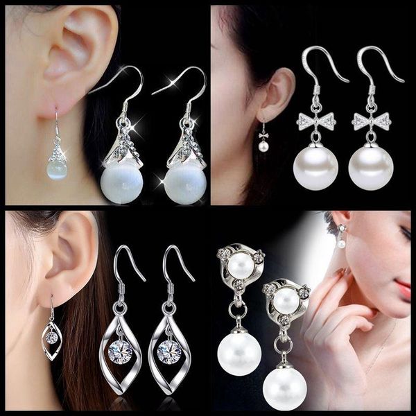 Women Earrings 2021 Fashion Trendy Tassel Pendant Earring Crystal Korean Jewelry Ladies Luxury Banquet Decoration Earrings, Silver
Women Earrings 2021 Fashion Trendy Tassel Pendant Earring Crystal Korean Jewelry Ladies Luxury Banquet Decoration Earrings, Silver