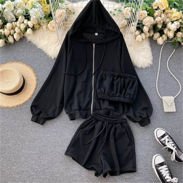 2021 new age reduction spring 2021 new women's sports suit short wide-leg pants hooded jacket 9pfr, Gray
2021 new age reduction spring 2021 new women's sports suit short wide-leg pants hooded jacket 9pfr, Gray