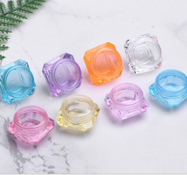 2g 3g 5g colorful diamond shape empty cosmetic containers screw cap sample containers jar skin care cream jars
2g 3g 5g colorful diamond shape empty cosmetic containers screw cap sample containers jar skin care cream jars