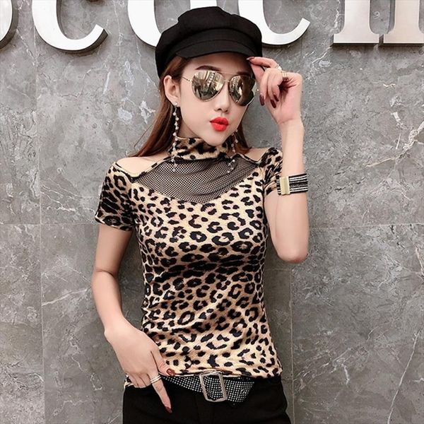 sexy с плеча лоскутные сетки tshirt 2020 летний новый leopard с коротким рукавом тонкий рубашки верхней camiseta mujer черный зеленый t94150, White
sexy с плеча лоскутные сетки tshirt 2020 летний новый leopard с коротким рукавом тонкий рубашки верхней camiseta mujer черный зеленый t94150, White