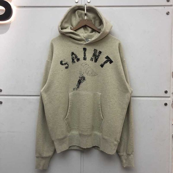 men's hoodies saint michael brand used graffiti washed loose plush hooded men's and women's sweater couple's jacket fash, Black
men's hoodies saint michael brand used graffiti washed loose plush hooded men's and women's sweater couple's jacket fash, Black