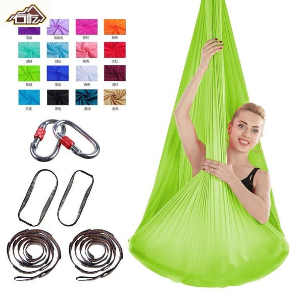 anti-gravity yoga hammock fabric yoga swing aerial traction device hammock set equipment for pilates with carabiner
anti-gravity yoga hammock fabric yoga swing aerial traction device hammock set equipment for pilates with carabiner