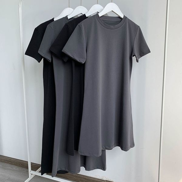 new a- line dress t-shirt a-line dress for women's thin and versatile summer short sleeve t-shirt skirt vetou, Black;gray
new a- line dress t-shirt a-line dress for women's thin and versatile summer short sleeve t-shirt skirt vetou, Black;gray