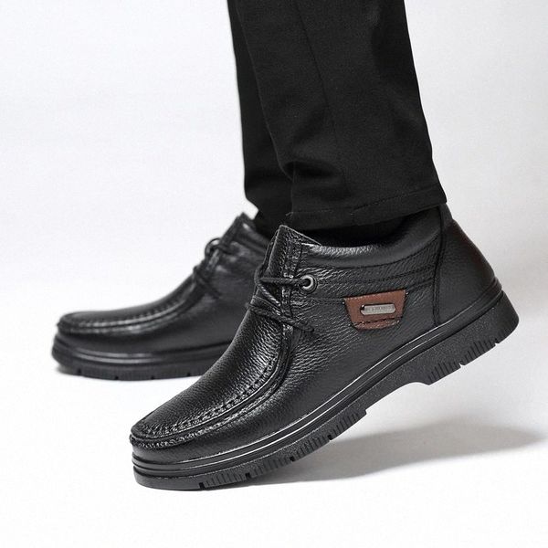 winter genuine leather boots men ankle boots fashion keep warm plush boots anti slip men shoes botas hombr big size 47 j3 #v36o
winter genuine leather boots men ankle boots fashion keep warm plush boots anti slip men shoes botas hombr big size 47 j3 #v36o