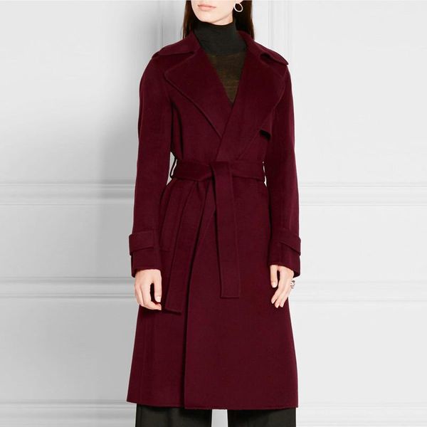 autumn winter new woolen jackets coat women elegant long overcoat office lady belted slim warm coat, Black
autumn winter new woolen jackets coat women elegant long overcoat office lady belted slim warm coat, Black