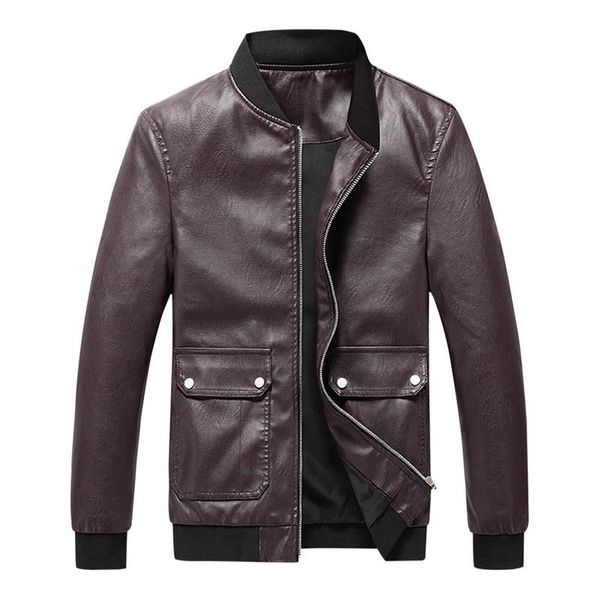 men's fur & faux 2021 men leather jacket stand collar bomber pockets motorcycle vintage pu coat biker, Black
men's fur & faux 2021 men leather jacket stand collar bomber pockets motorcycle vintage pu coat biker, Black