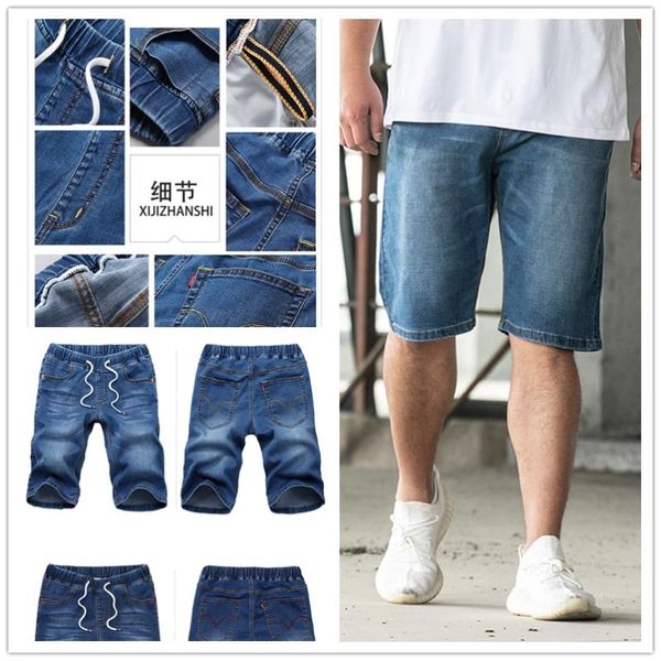 new shorts mens jeans plus size m-7xl(32-48) slim men short pants trousers stretch blue summer, White;black
new shorts mens jeans plus size m-7xl(32-48) slim men short pants trousers stretch blue summer, White;black