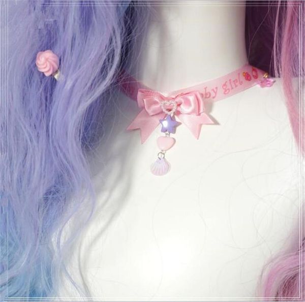 chokers sweet baby girl necklace lolita ribbon bowknot choker women jewelry b1472, Golden;silver
chokers sweet baby girl necklace lolita ribbon bowknot choker women jewelry b1472, Golden;silver