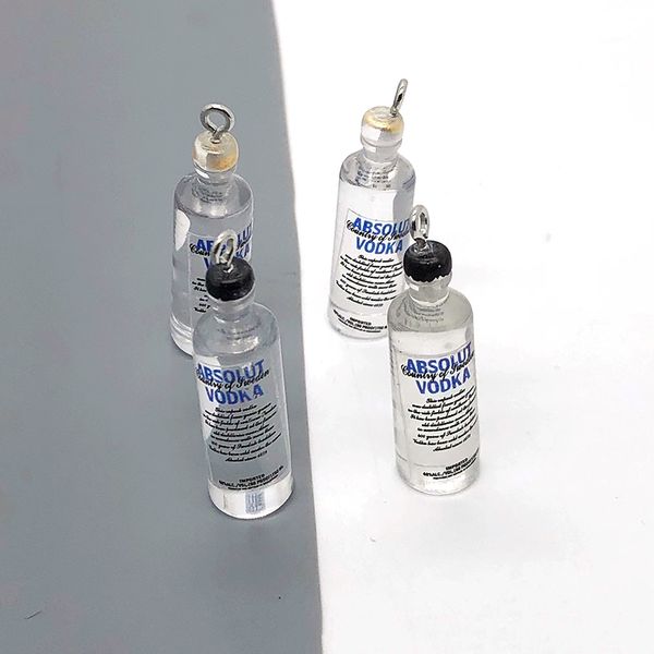 10pcs 3d vodka alcoholic liquor bottle resin charms for earring necklace keychain pendant accessory diy crafts jewelry make, Bronze;silver
10pcs 3d vodka alcoholic liquor bottle resin charms for earring necklace keychain pendant accessory diy crafts jewelry make, Bronze;silver