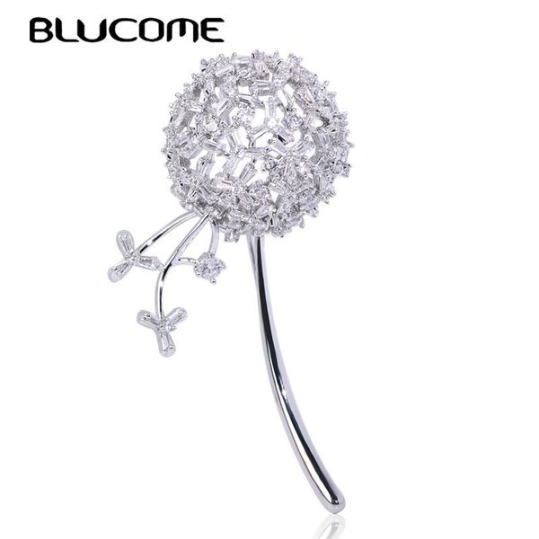 blucome beautiful dandelion shape brooches copper cubic zircon jewelry pins for women girls clothes scarf hat accessories gifts 201009, Gray
blucome beautiful dandelion shape brooches copper cubic zircon jewelry pins for women girls clothes scarf hat accessories gifts 201009, Gray