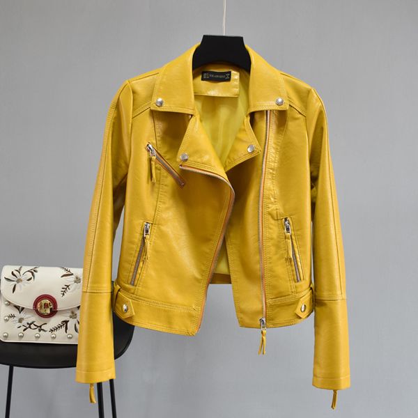 2021 new fall women plutonium woman turn-down collar with leather jacket outwear br46, Black
2021 new fall women plutonium woman turn-down collar with leather jacket outwear br46, Black