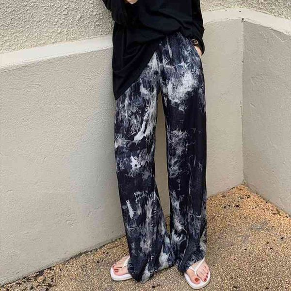 korean fashion tie-dye wide leg pant loose plus size pants elastic waist summer trousers for female oversize pants streetwear, Black;white
korean fashion tie-dye wide leg pant loose plus size pants elastic waist summer trousers for female oversize pants streetwear, Black;white