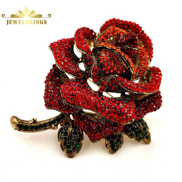 antique oversize full pave crystal rose flower brooch gold tone short stem green leaf blossom rose pins gift anniversary jewelry 201009, Gray
antique oversize full pave crystal rose flower brooch gold tone short stem green leaf blossom rose pins gift anniversary jewelry 201009, Gray