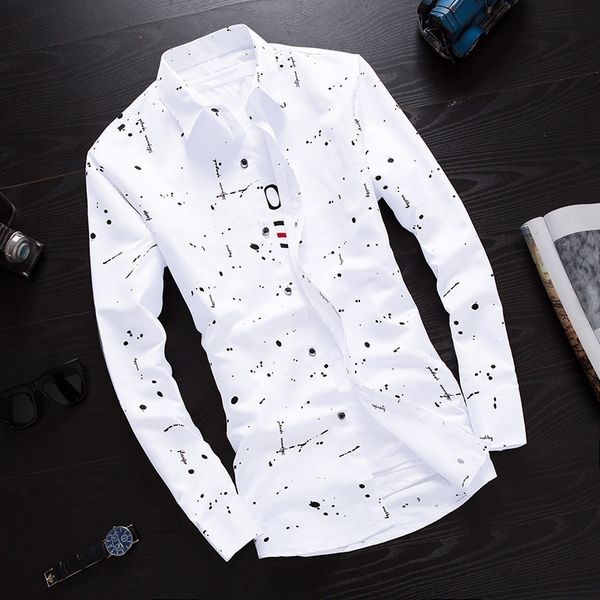wholesale new spring summer autumn selling men's fashion casual work shirts 201120, White;black
wholesale new spring summer autumn selling men's fashion casual work shirts 201120, White;black