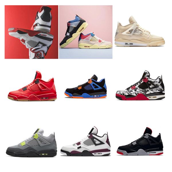 new 4 4s white x bred sail jumpman men basketball shoes paris union noir guava ice neon cool gery running sneakers trainers, White;red
new 4 4s white x bred sail jumpman men basketball shoes paris union noir guava ice neon cool gery running sneakers trainers, White;red