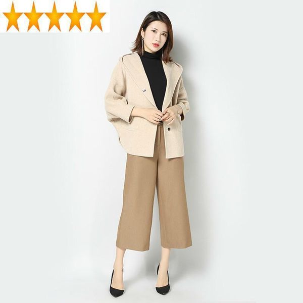 spring 2021 wool female autumn double sided jacket woolen coat korean short coats and jackets women 2284-y yy14261, Black
spring 2021 wool female autumn double sided jacket woolen coat korean short coats and jackets women 2284-y yy14261, Black