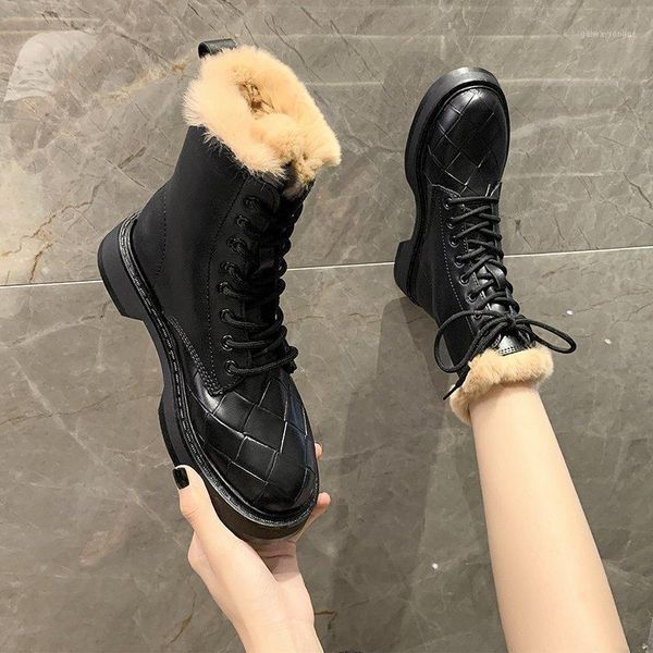 2021 winter fashion women's boots lace up round head women's boots black square heel pu women shoes botas mujer1
2021 winter fashion women's boots lace up round head women's boots black square heel pu women shoes botas mujer1