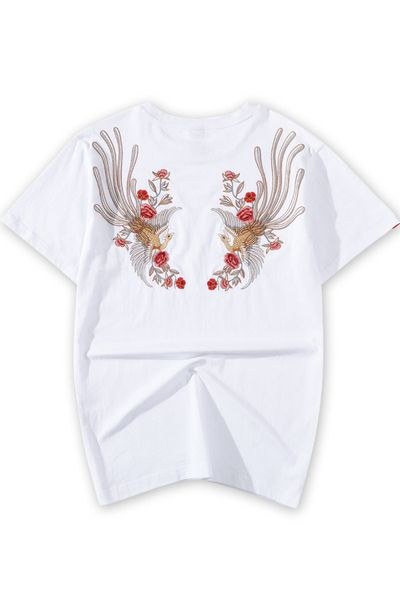 2021 new summer embroidered t-shirt hip hop men shirt of short cotton animal phoenix flower japanese streetwear t hipster new ipd0, White;black
2021 new summer embroidered t-shirt hip hop men shirt of short cotton animal phoenix flower japanese streetwear t hipster new ipd0, White;black