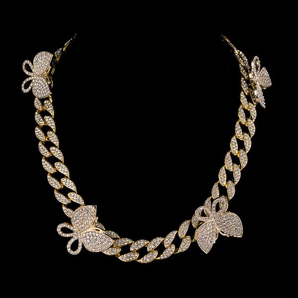 luxury 18inch in europe and america hip hop hip hop full diamond butterfly cuban link chain factory direct sales hip hop butterfly, Black
luxury 18inch in europe and america hip hop hip hop full diamond butterfly cuban link chain factory direct sales hip hop butterfly, Black