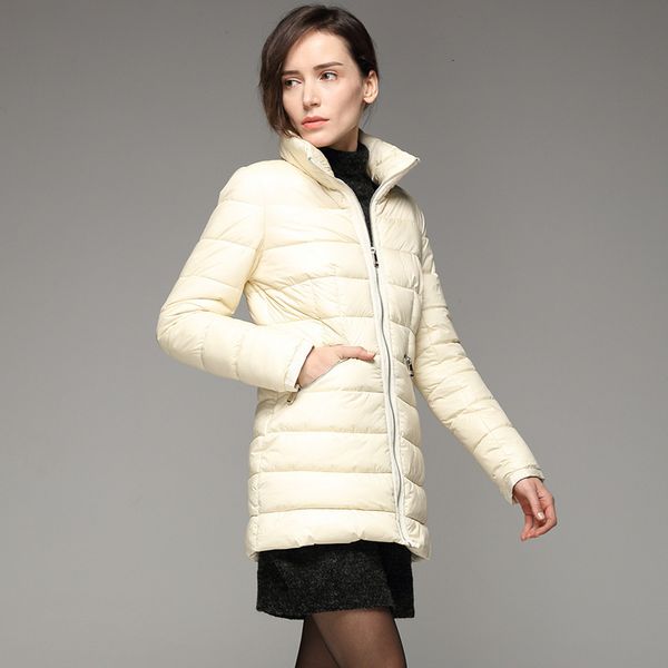 2021 winter new mid long women's slim fit coat fashion warm cotton stand collar high end down jacket, Black
2021 winter new mid long women's slim fit coat fashion warm cotton stand collar high end down jacket, Black