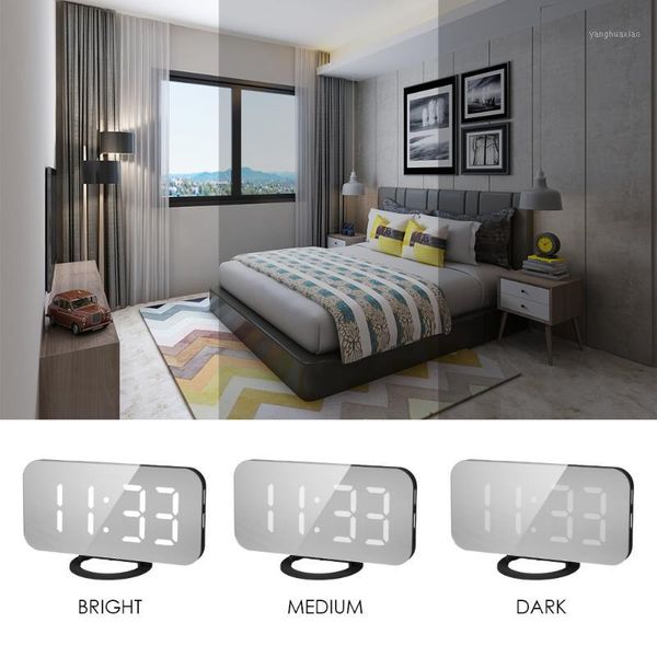 other clocks & accessories led digital alarm clock with font display mirror surface snooze function dual usb charging ports for bedroom offi
other clocks & accessories led digital alarm clock with font display mirror surface snooze function dual usb charging ports for bedroom offi