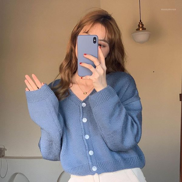 women's knits & tees 4 colors korean style women autumn v neck short cardigan sweater coat female outwear long sleeve knitted (x16441, White
women's knits & tees 4 colors korean style women autumn v neck short cardigan sweater coat female outwear long sleeve knitted (x16441, White