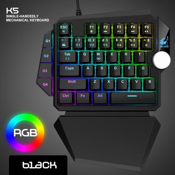 k5 single one handed gaming keyboard rgb backlit blue switch 35 macro keys wired mechanical keyboard with wrist rest for pc
k5 single one handed gaming keyboard rgb backlit blue switch 35 macro keys wired mechanical keyboard with wrist rest for pc