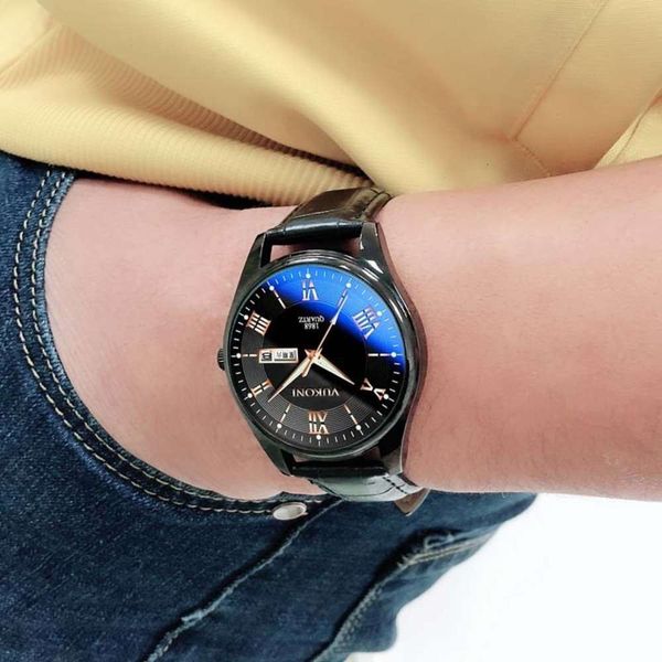 new leisure quartz men's watch business waterproof luminous belt fashion z4r5, Slivery;brown
new leisure quartz men's watch business waterproof luminous belt fashion z4r5, Slivery;brown
