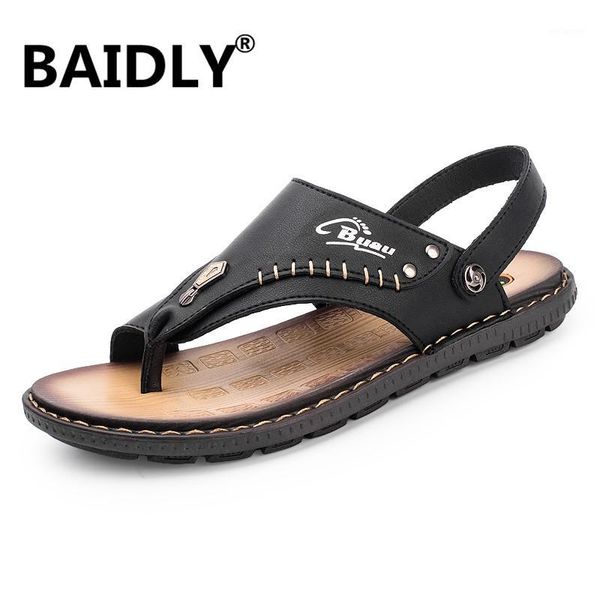 men cow leather sandals outdoor summer sandals men's casual shoes breathable male footwear walking slippers shoes1, Black
men cow leather sandals outdoor summer sandals men's casual shoes breathable male footwear walking slippers shoes1, Black