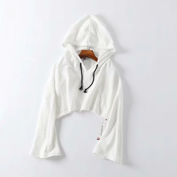 street 19 autumn pulloversweater pullover new short hooded sweater women'sstyle high waist navel loose trumpet sleeve pullover tslu6 ts, Black
street 19 autumn pulloversweater pullover new short hooded sweater women'sstyle high waist navel loose trumpet sleeve pullover tslu6 ts, Black