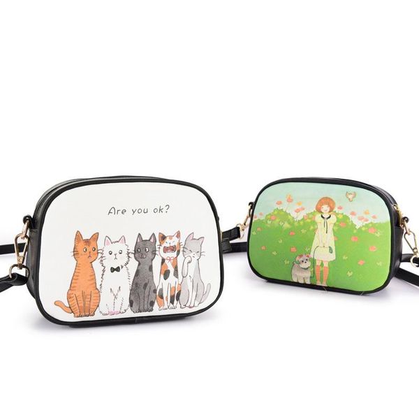 women girl lady pu cute zebra in wood cat girl printed shoulder messenger cross body bag
women girl lady pu cute zebra in wood cat girl printed shoulder messenger cross body bag