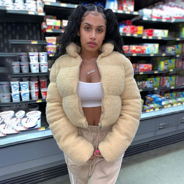 2021 the new new european american women's clothes casual warm collar cotton quilted jacket 1ljq, Black
2021 the new new european american women's clothes casual warm collar cotton quilted jacket 1ljq, Black